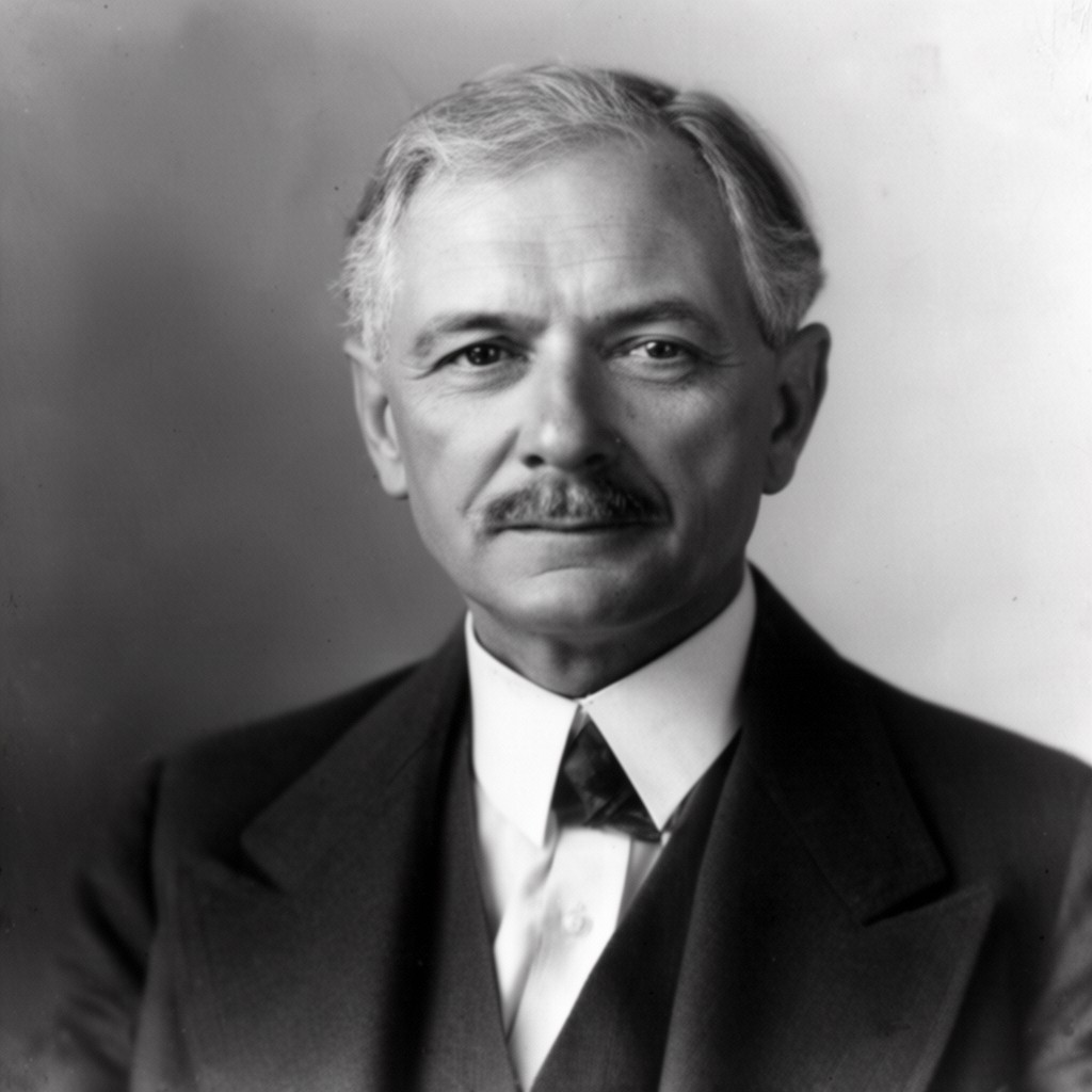 AI-generated illustration of James Truslow Adams