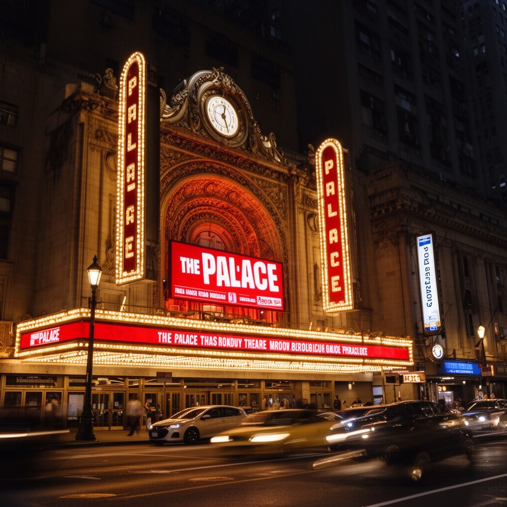 AI-generated illustration of Palace Theatre (Broadway)