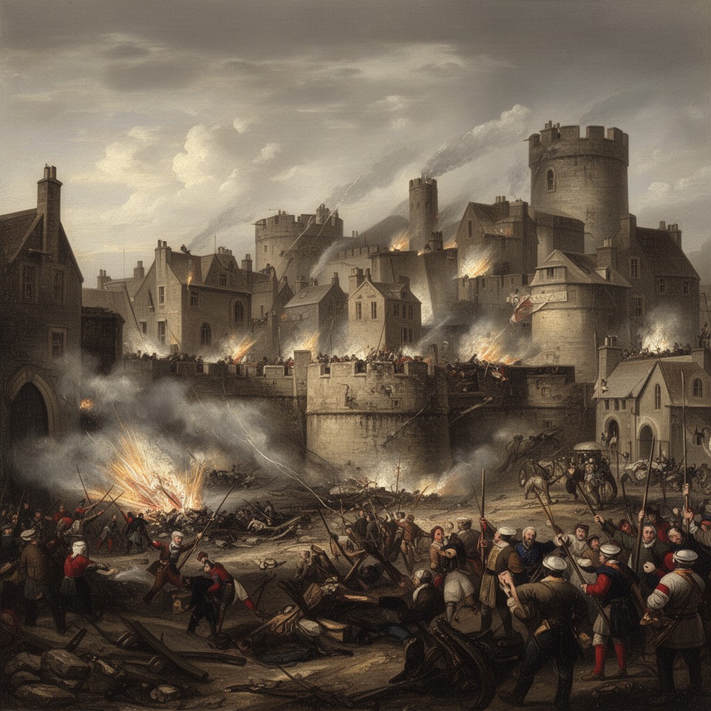 AI-generated illustration of Siege of Wexford