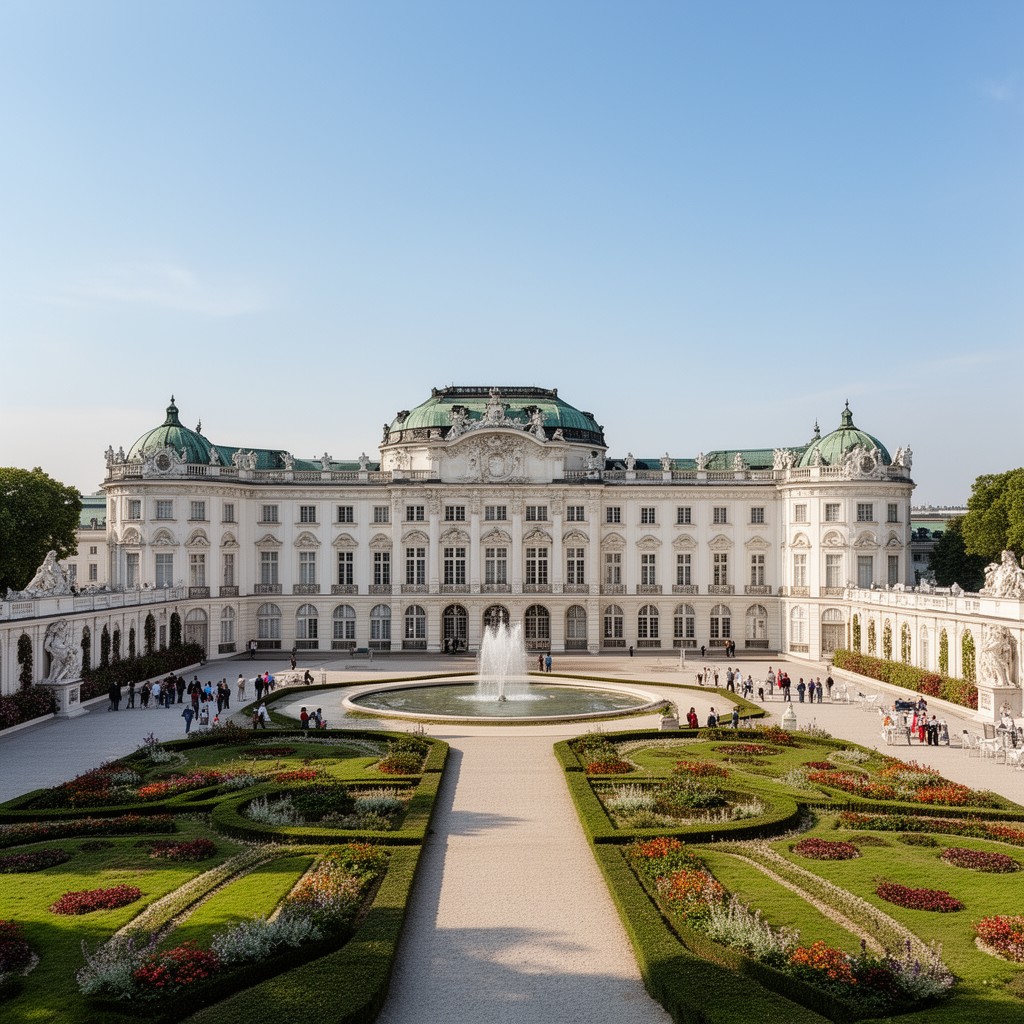 AI-generated illustration of Schönbrunn Palace