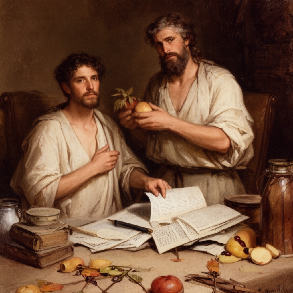 AI-generated illustration of Cebes of Thebes