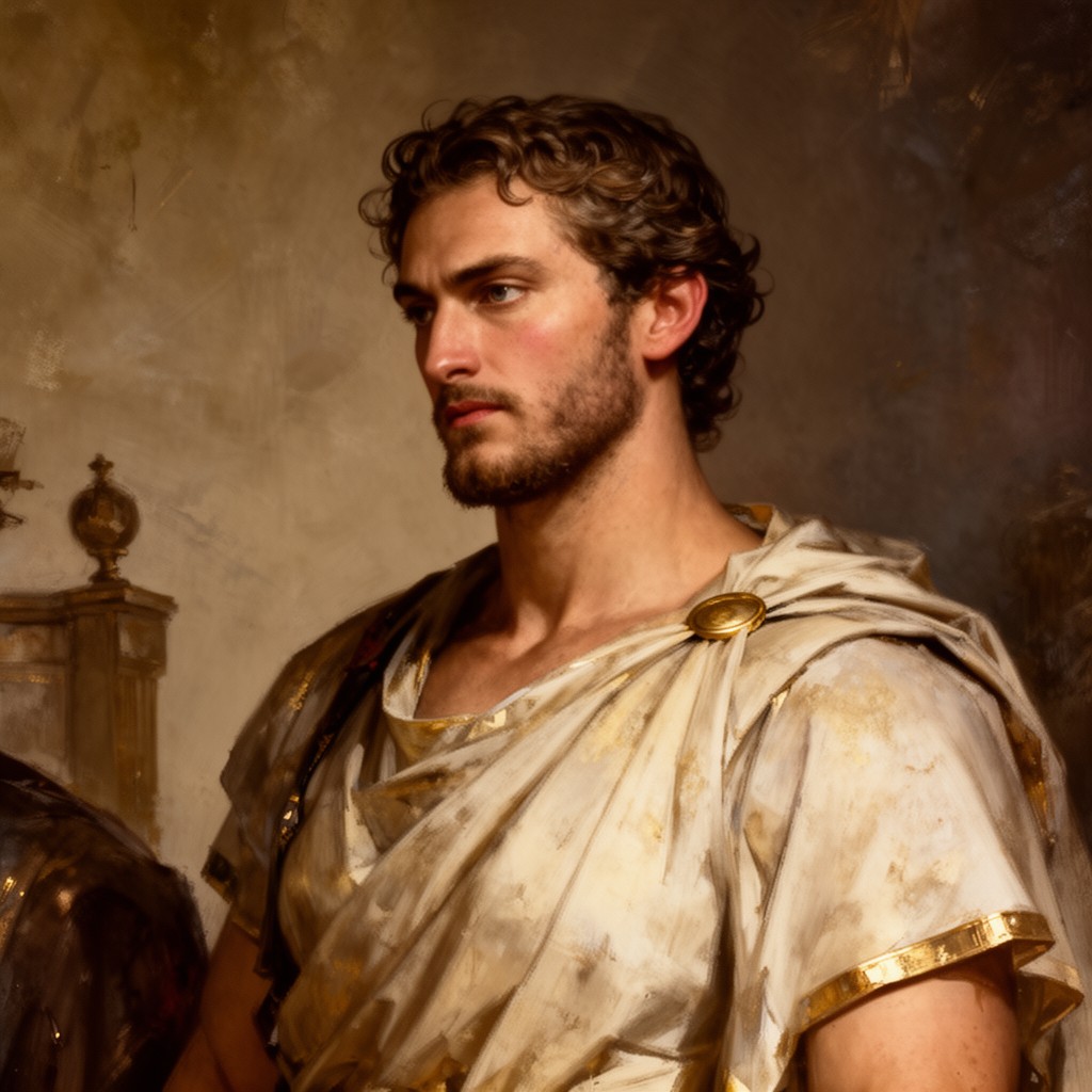 AI-generated illustration of Alcibiades