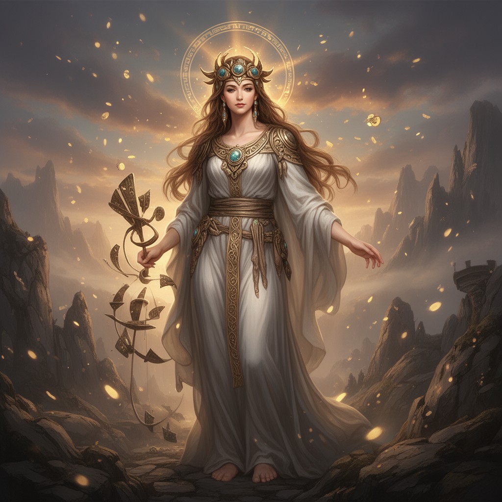 AI-generated illustration of Tyche