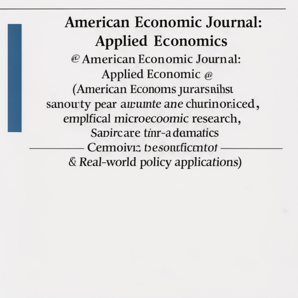 AI-generated illustration of American Economic Journal: Applied Economics