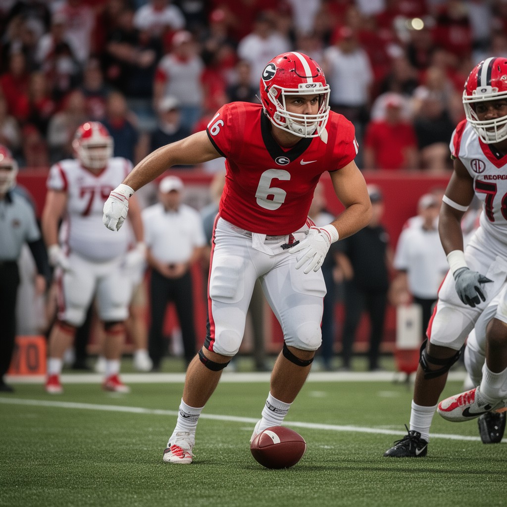 AI-generated illustration of Georgia Bulldogs football