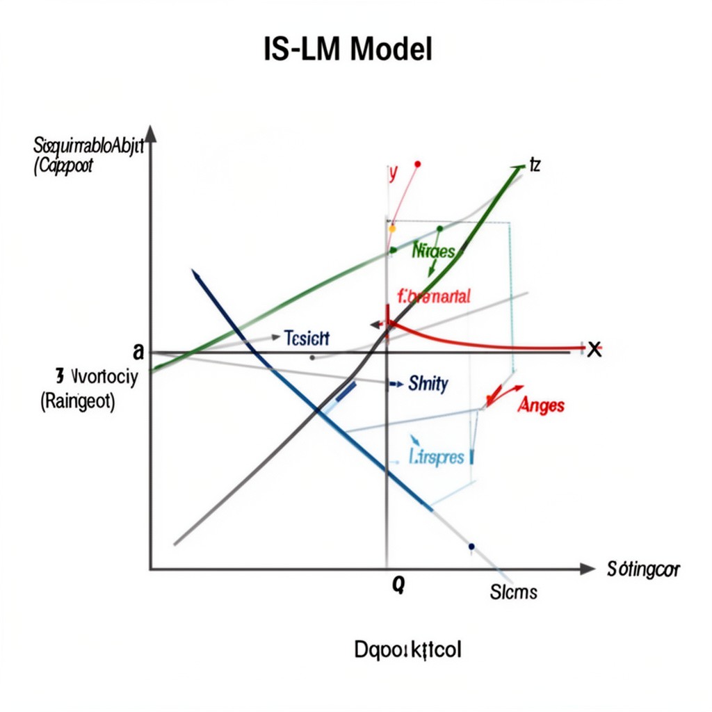 AI-generated illustration of IS-LM model