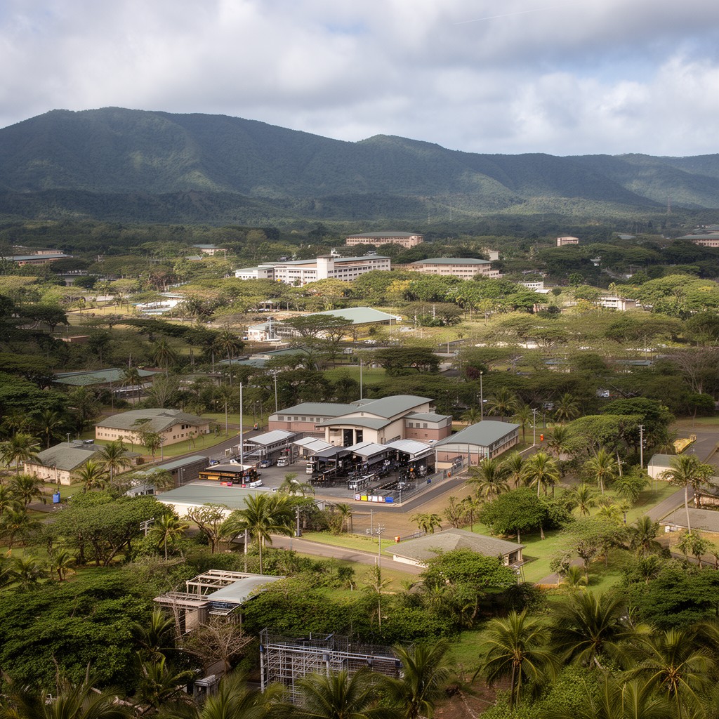 AI-generated illustration of Schofield Barracks