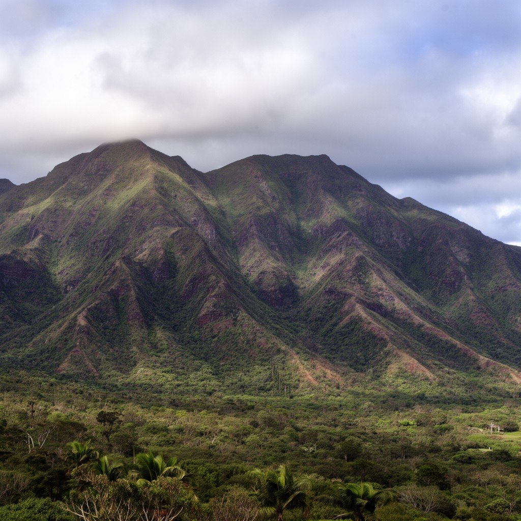 AI-generated illustration of Waiʻanae Range