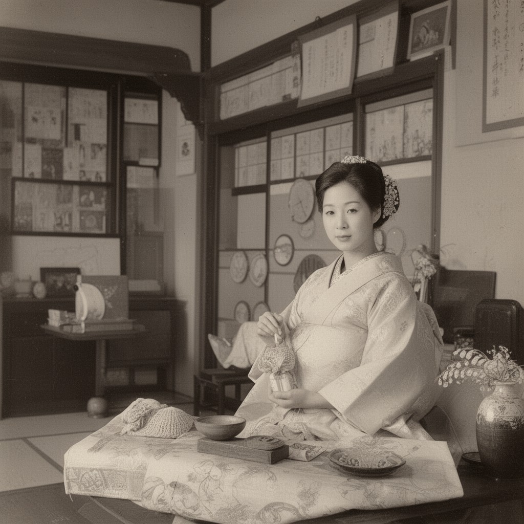 AI-generated illustration of Empress Shōken