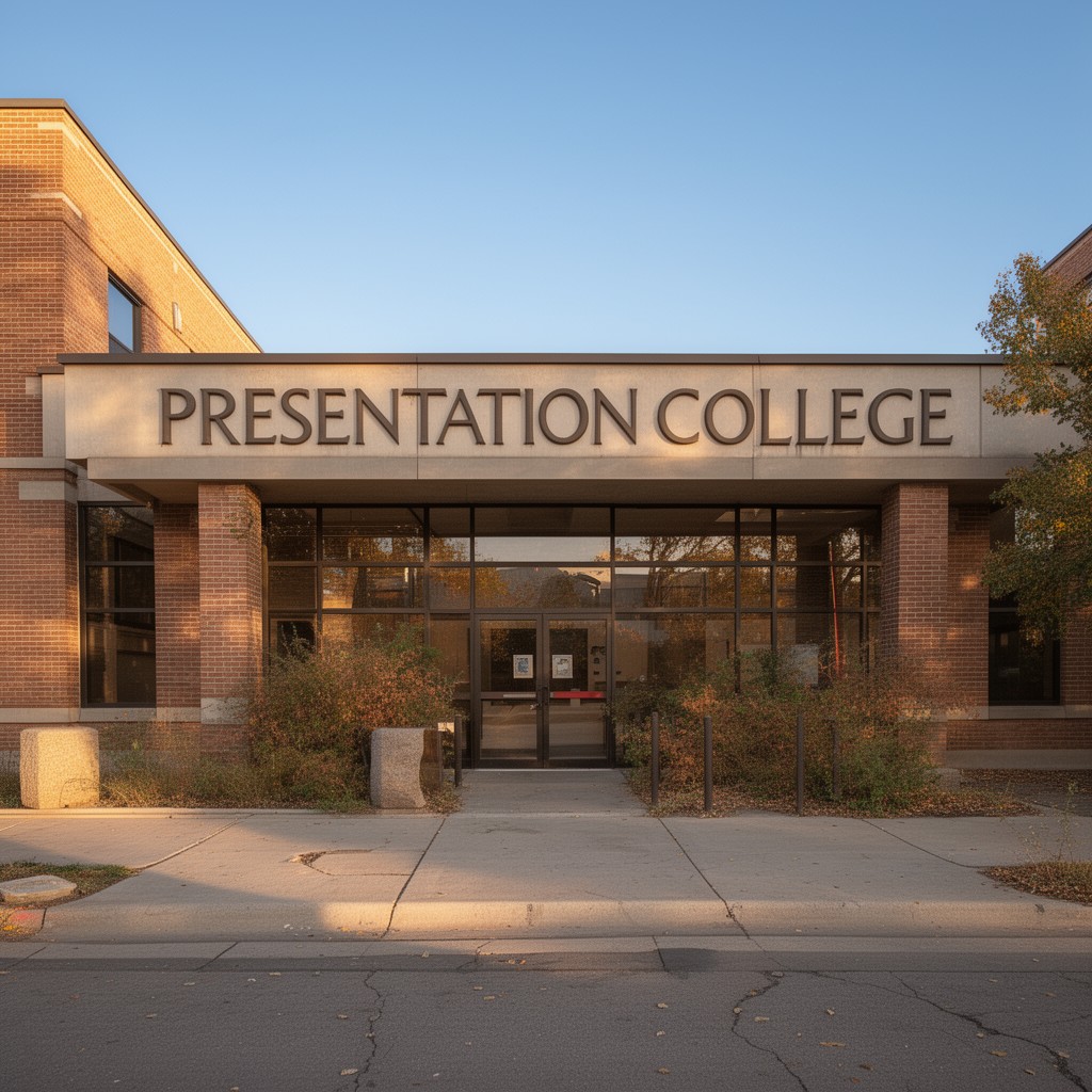 AI-generated illustration of Presentation College