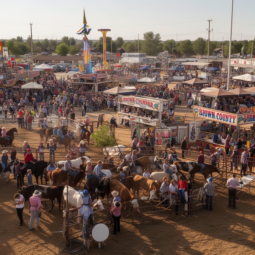 AI-generated illustration of Brown County Fair