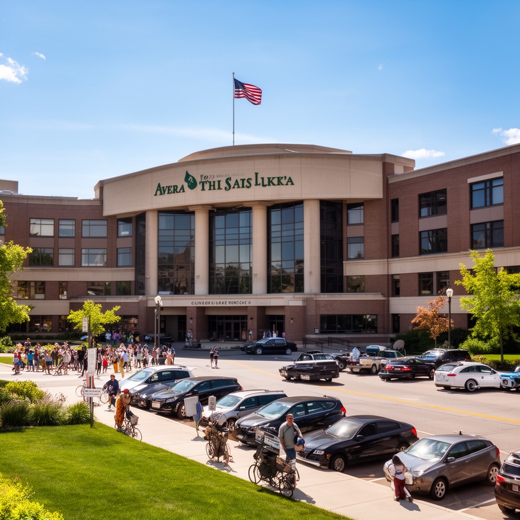 AI-generated illustration of Avera St. Luke’s Hospital