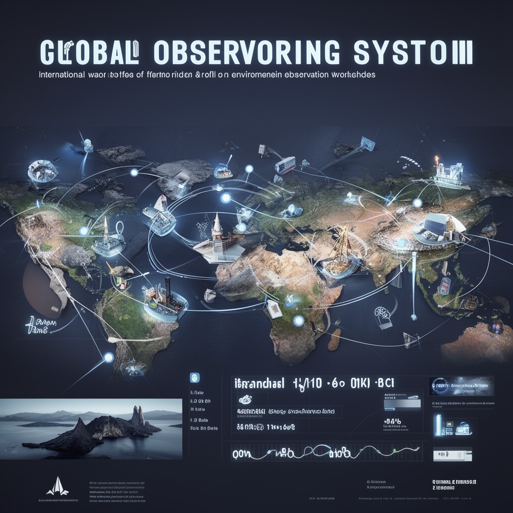 AI-generated illustration of Global Observing System
