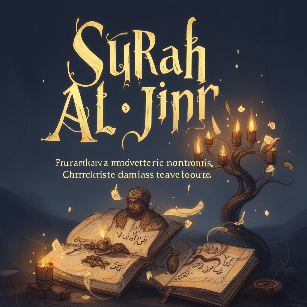 AI-generated illustration of Surah Al-Jinn