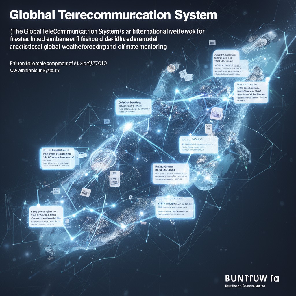 AI-generated illustration of Global Telecommunication System
