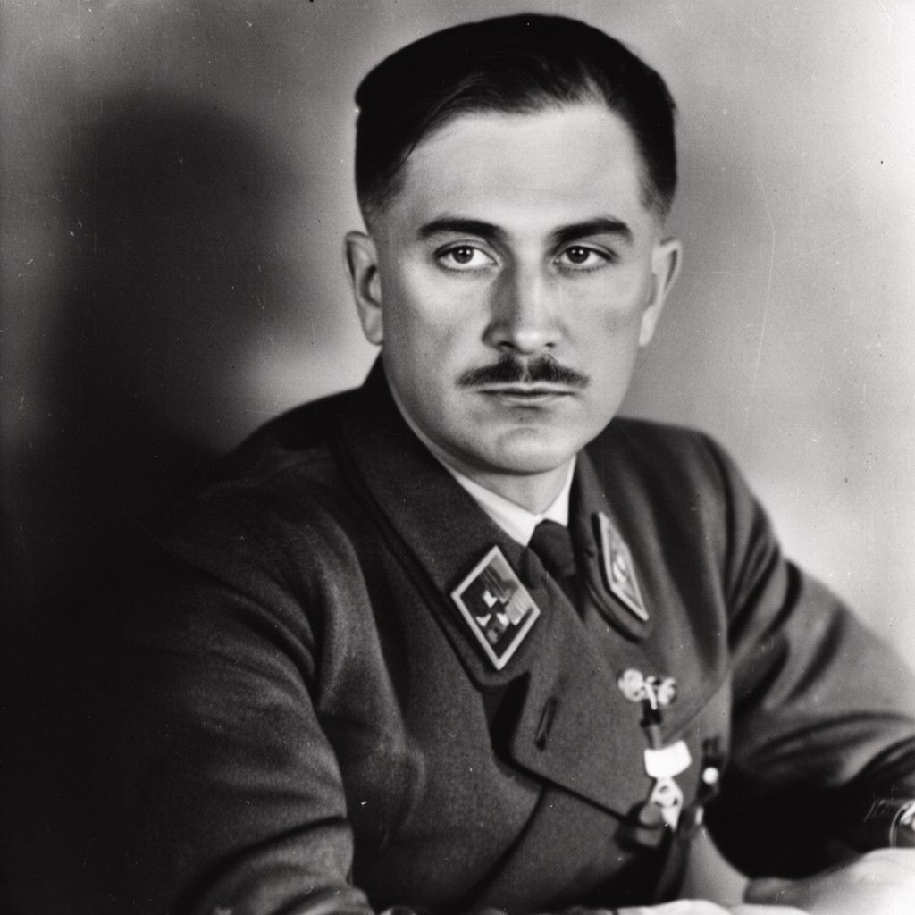 AI-generated illustration of Alfred Rosenberg
