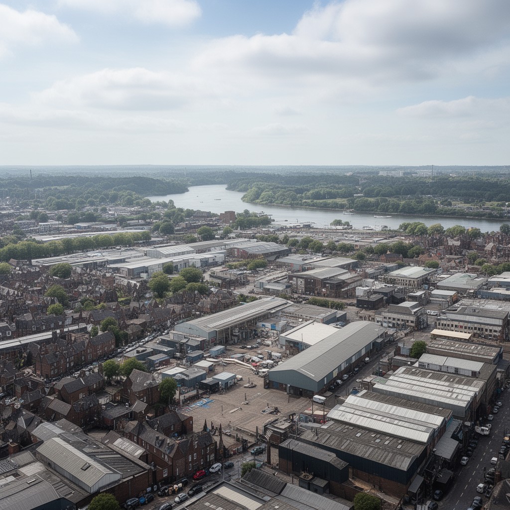 AI-generated illustration of Slough