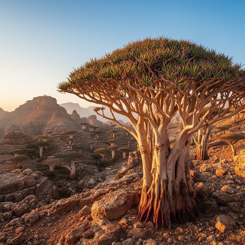 AI-generated illustration of Socotra