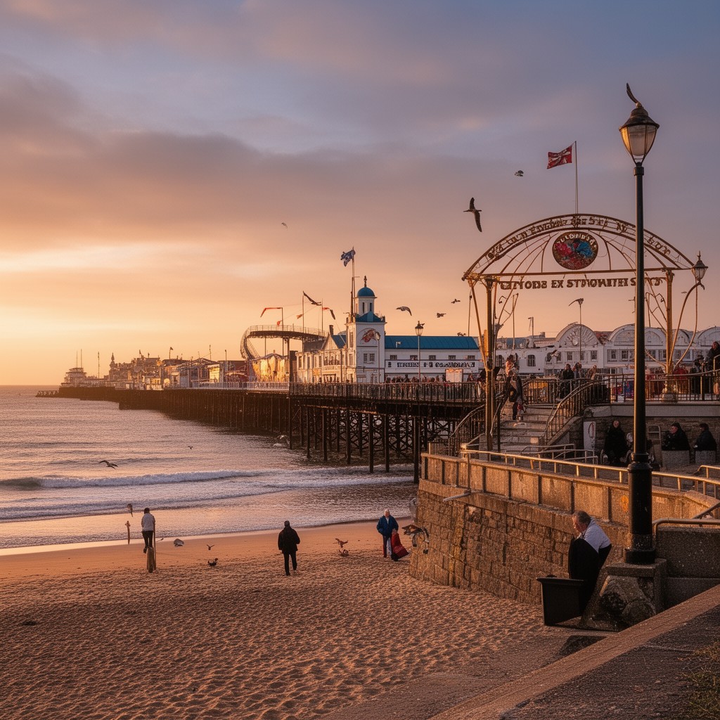 AI-generated illustration of Clacton-on-Sea