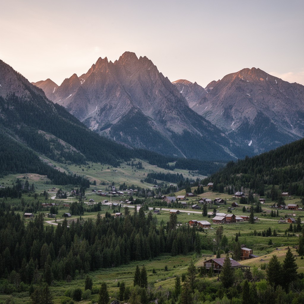AI-generated illustration of San Juan Mountains
