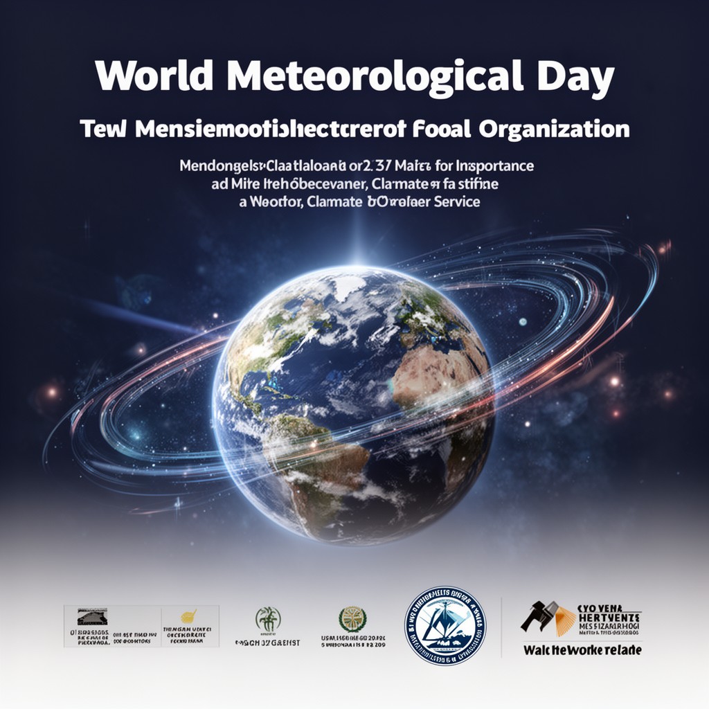 AI-generated illustration of World Meteorological Day