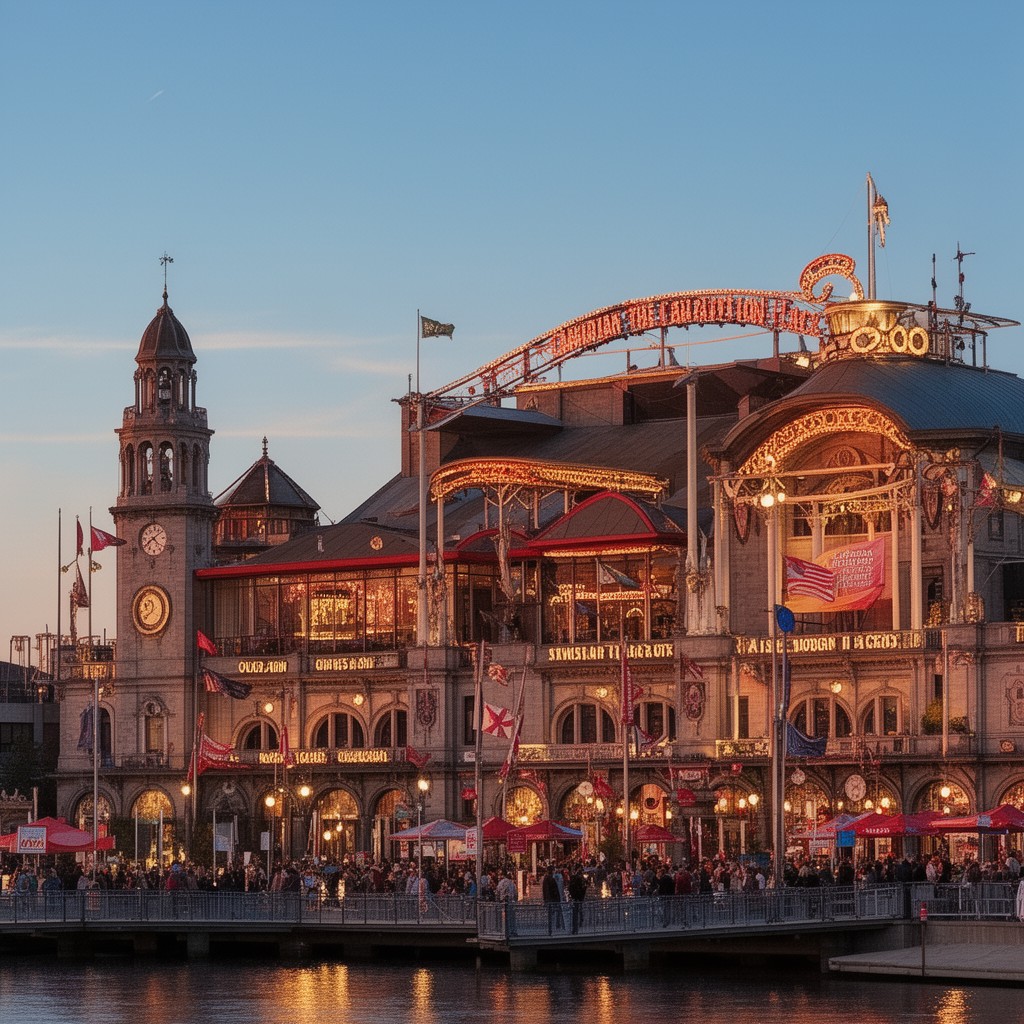 AI-generated illustration of Exhibition Place