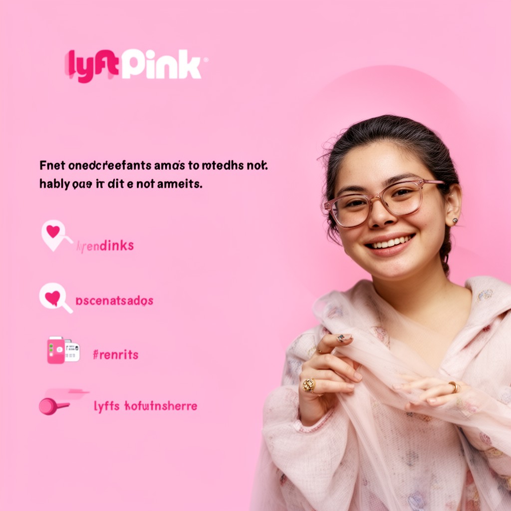 AI-generated illustration of Lyft Pink