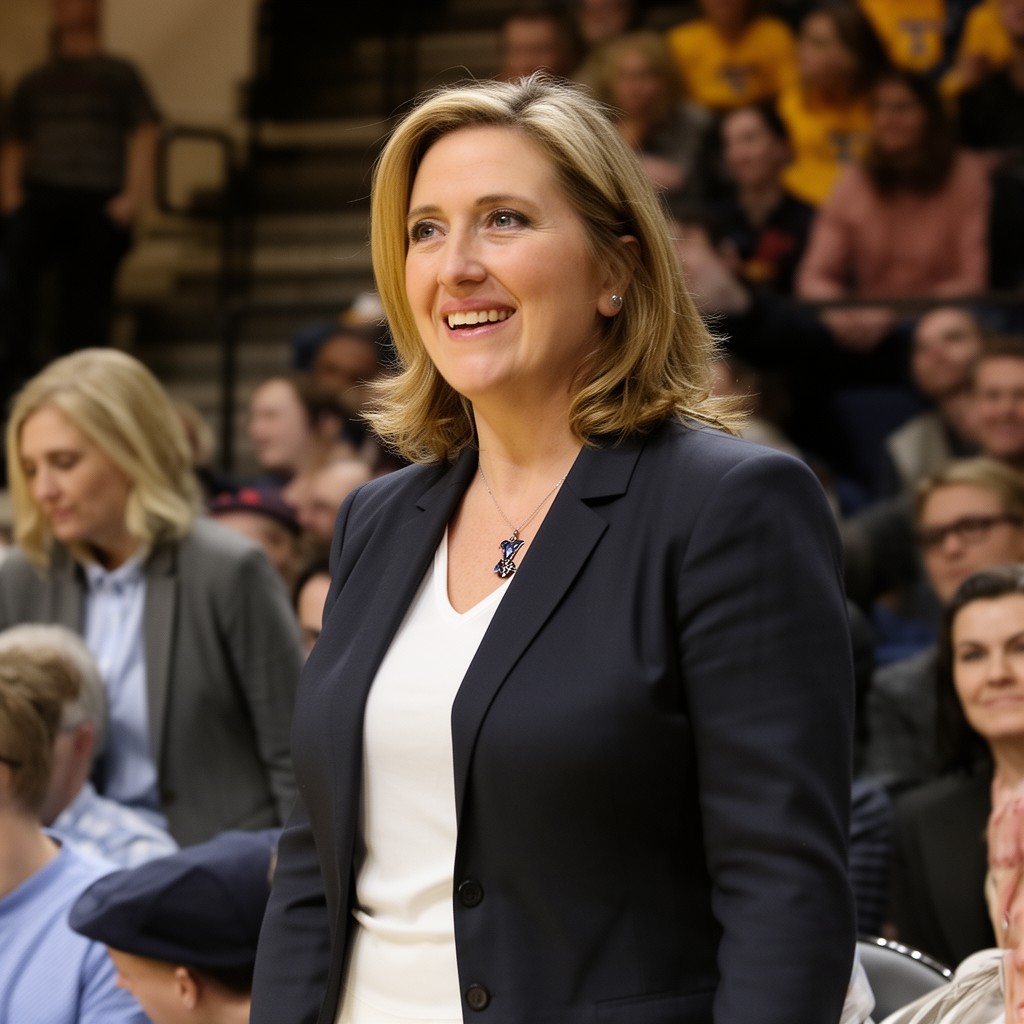 AI-generated illustration of Holly Warlick