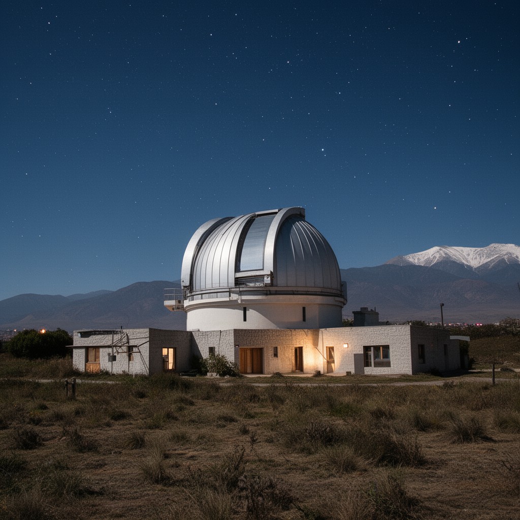 AI-generated illustration of Mamalluca Observatory