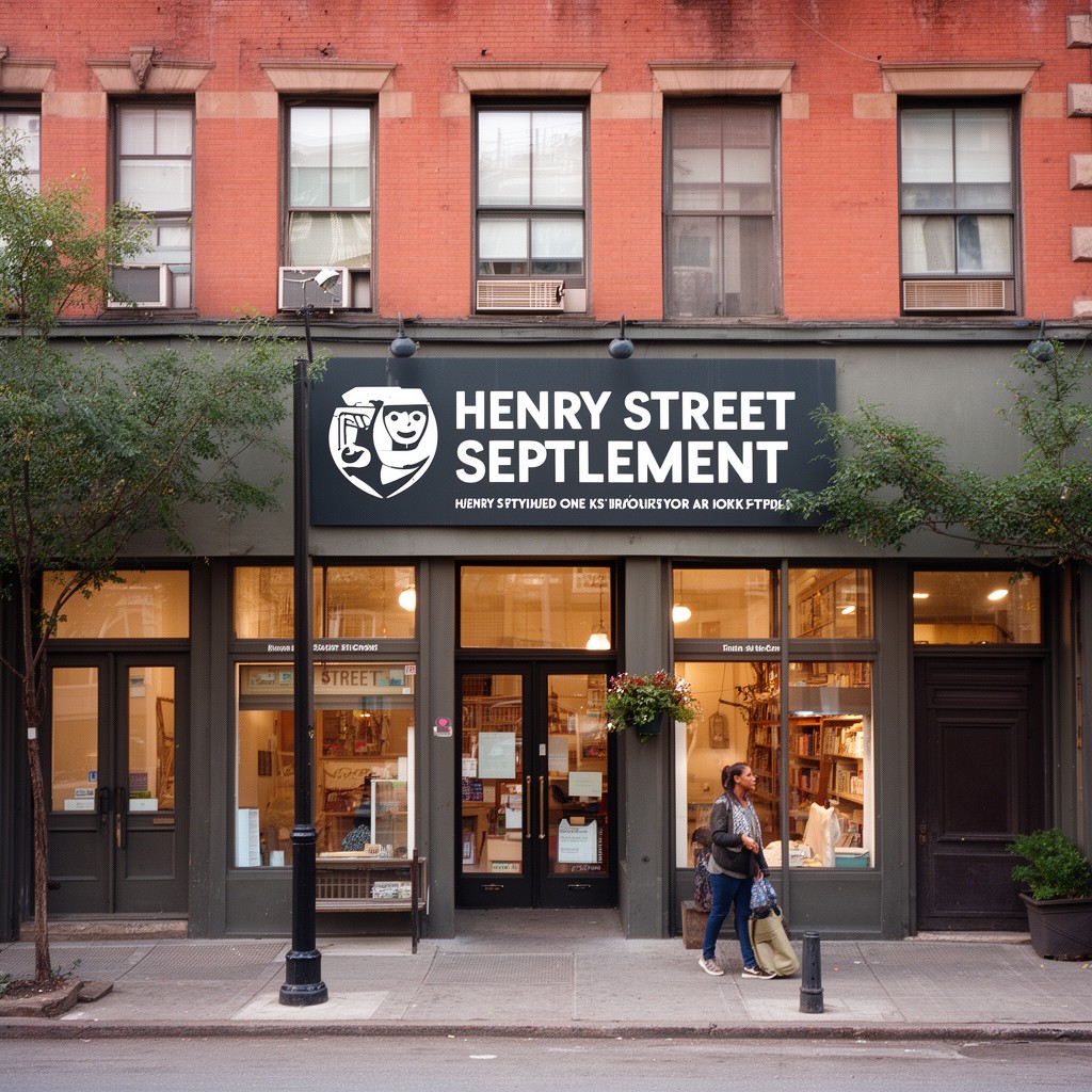 AI-generated illustration of Henry Street Settlement
