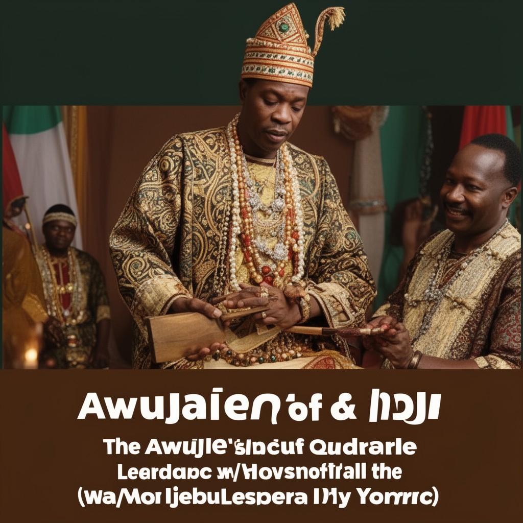 AI-generated illustration of Awujale of Ijebu