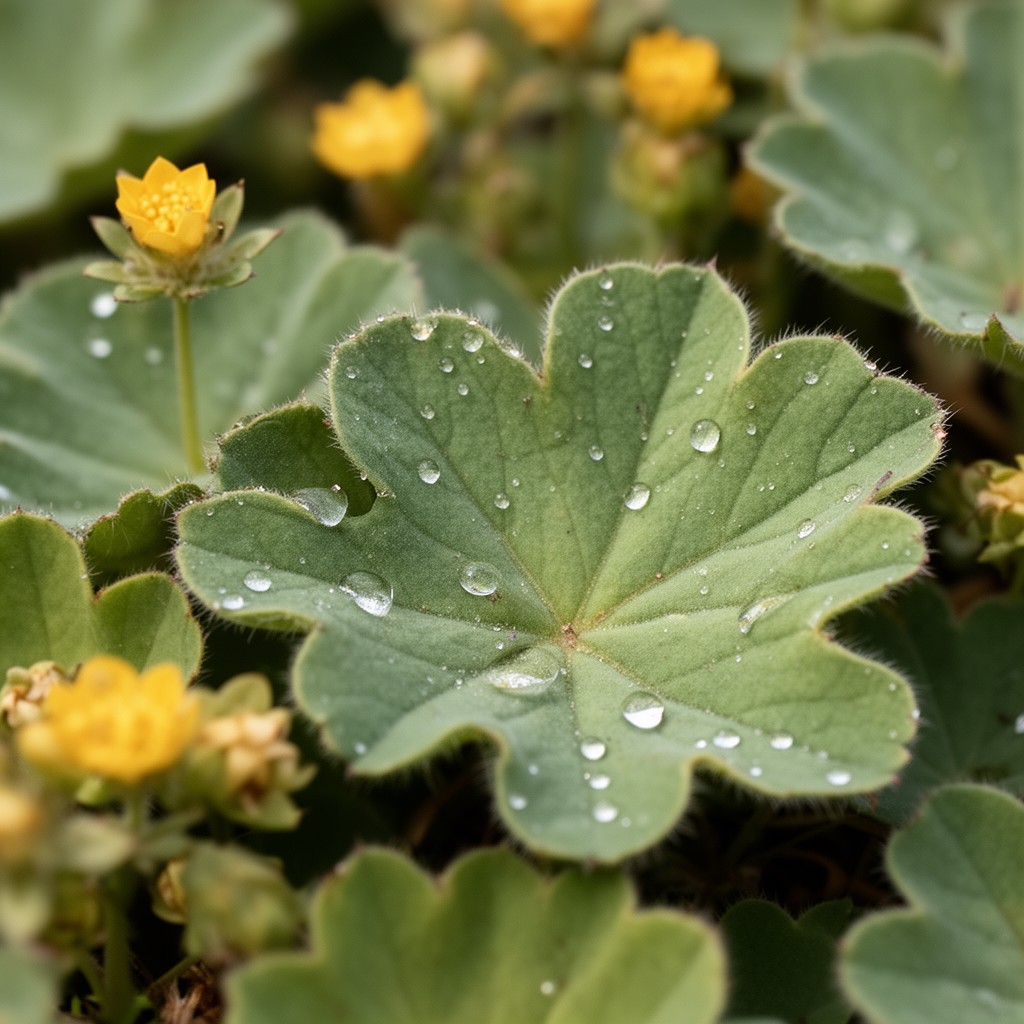 AI-generated illustration of Alchemilla