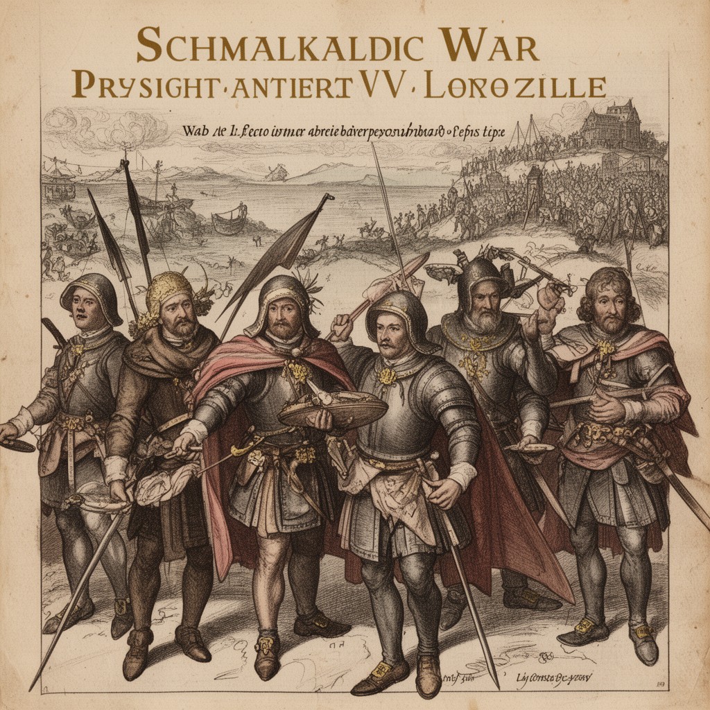 AI-generated illustration of Schmalkaldic War