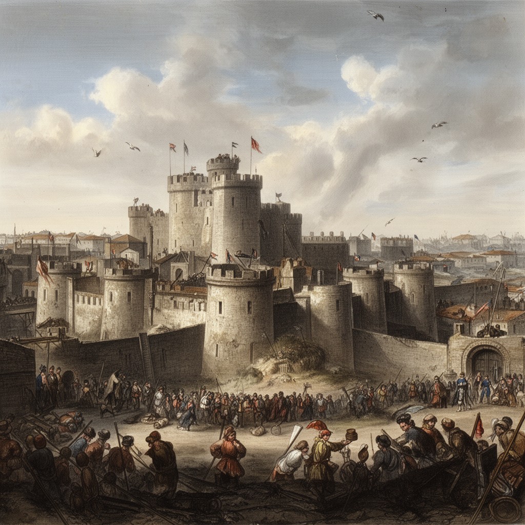 AI-generated illustration of Siege of Limerick (1651)