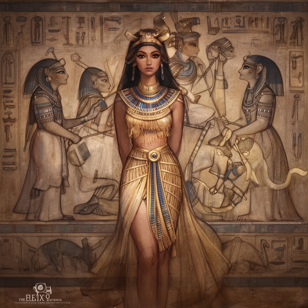 AI-generated illustration of Nephthys