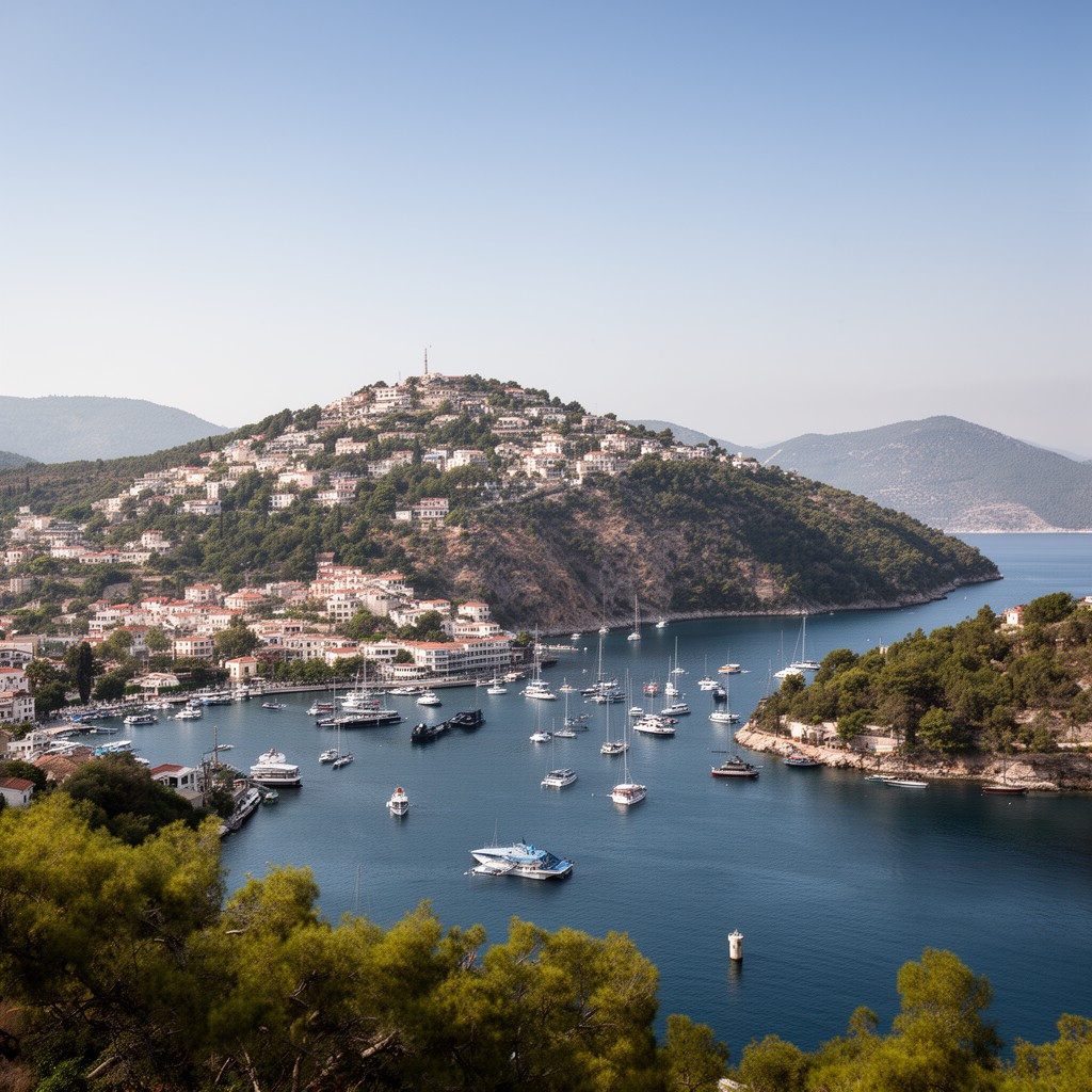 AI-generated illustration of Salamis Island