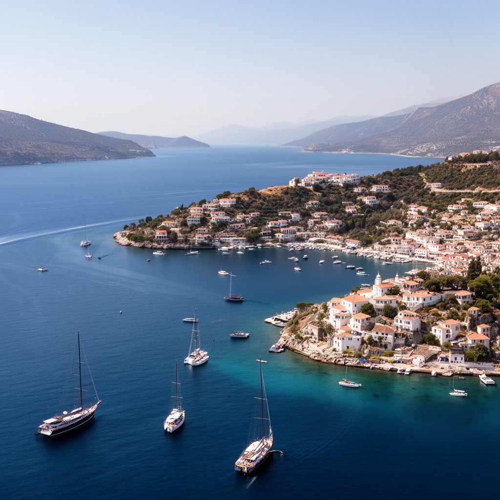 AI-generated illustration of Saronic Gulf
