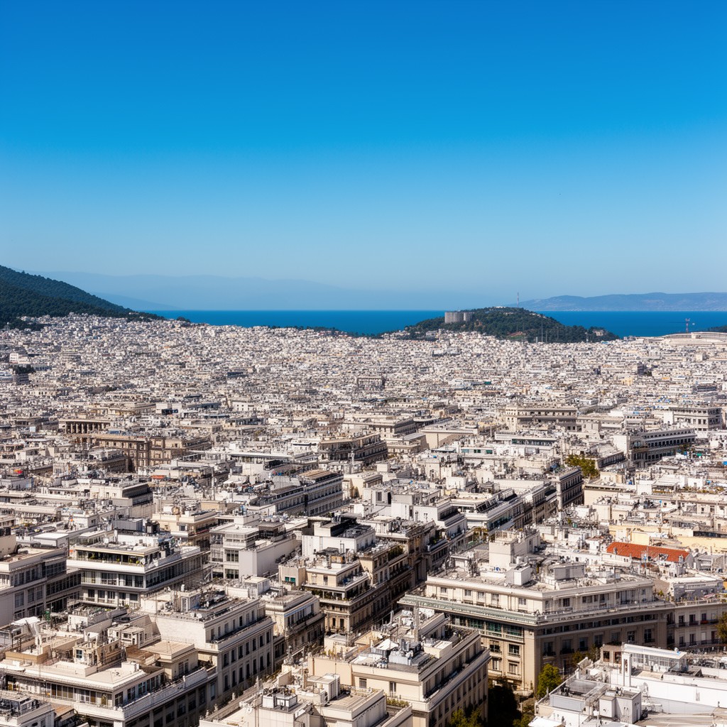 AI-generated illustration of Central Athens regional unit