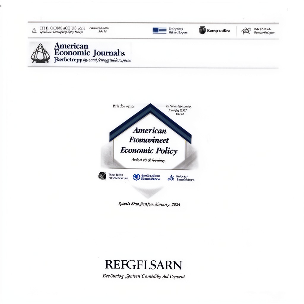 AI-generated illustration of American Economic Journal: Economic Policy