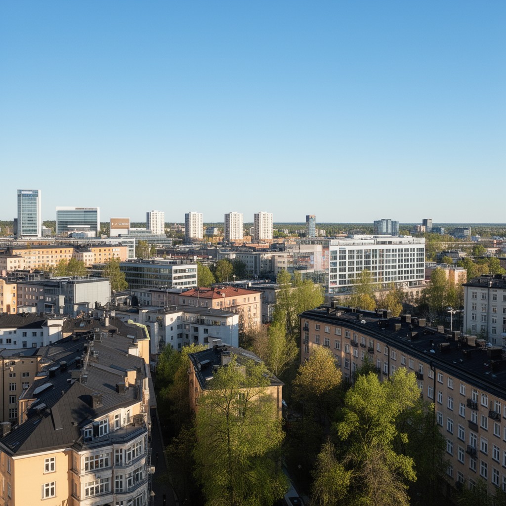AI-generated illustration of Espoo, Finland