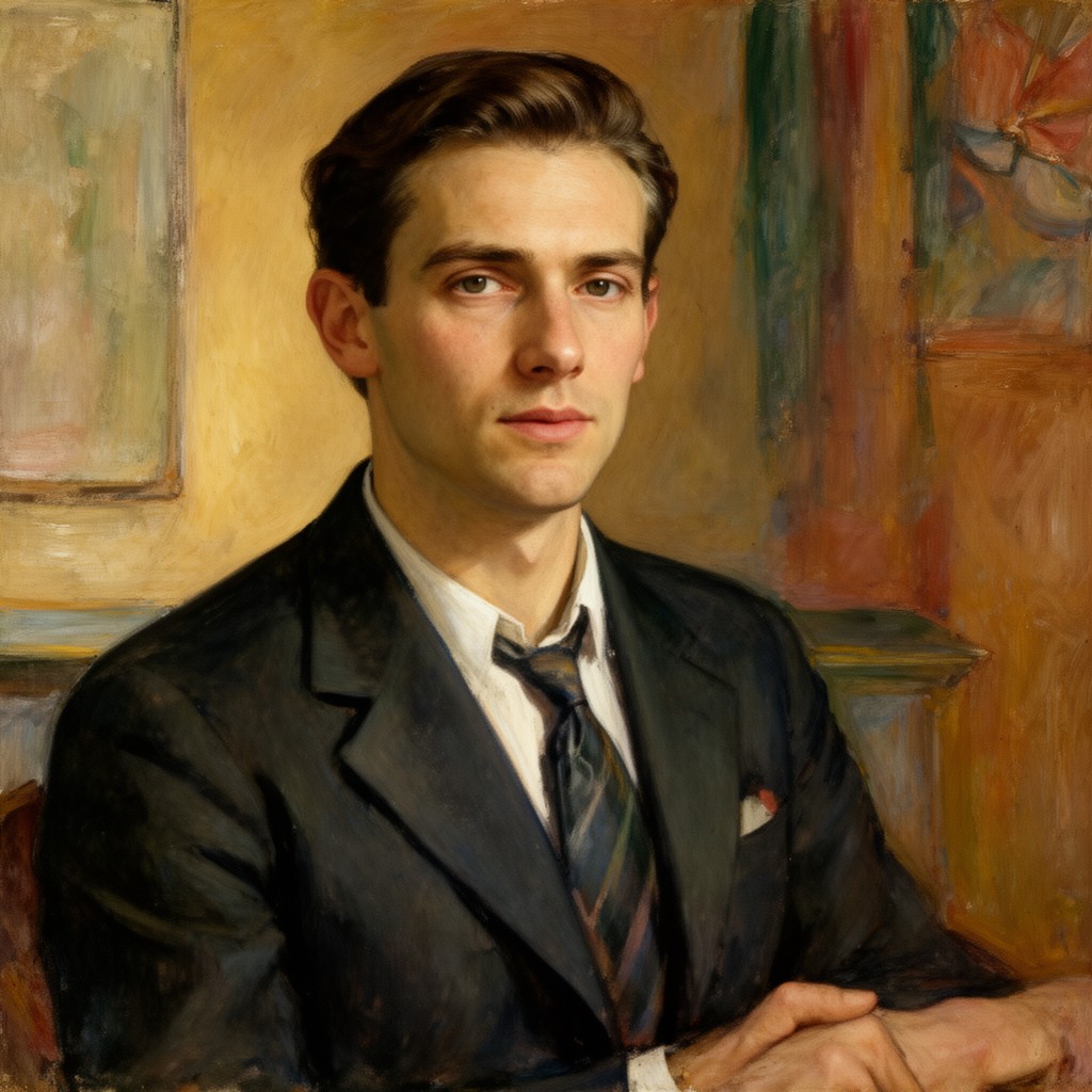 AI-generated illustration of Duncan Grant