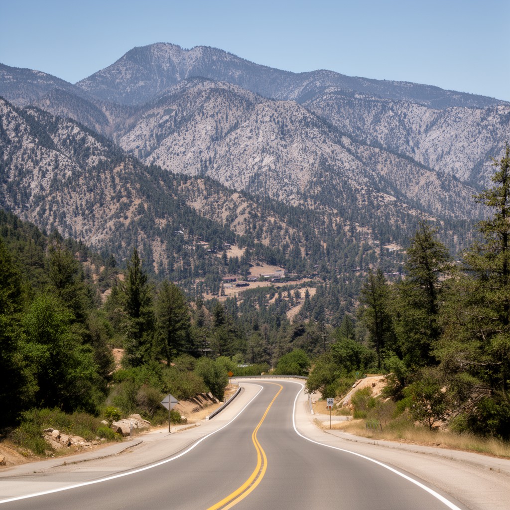 AI-generated illustration of State Route 168