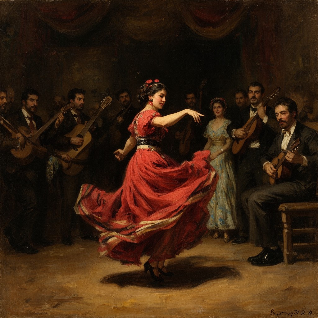 AI-generated illustration of El Jaleo