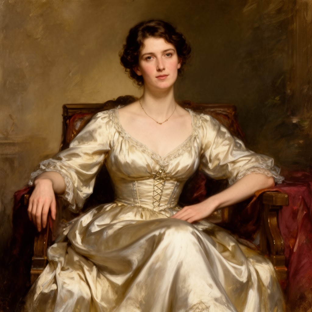 AI-generated illustration of Lady Agnew of Lochnaw