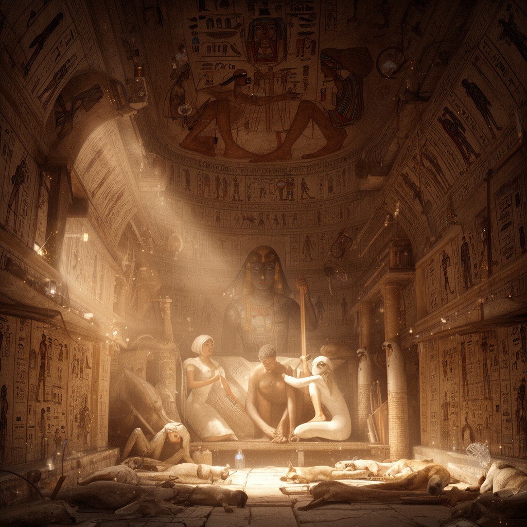 AI-generated illustration of Duat