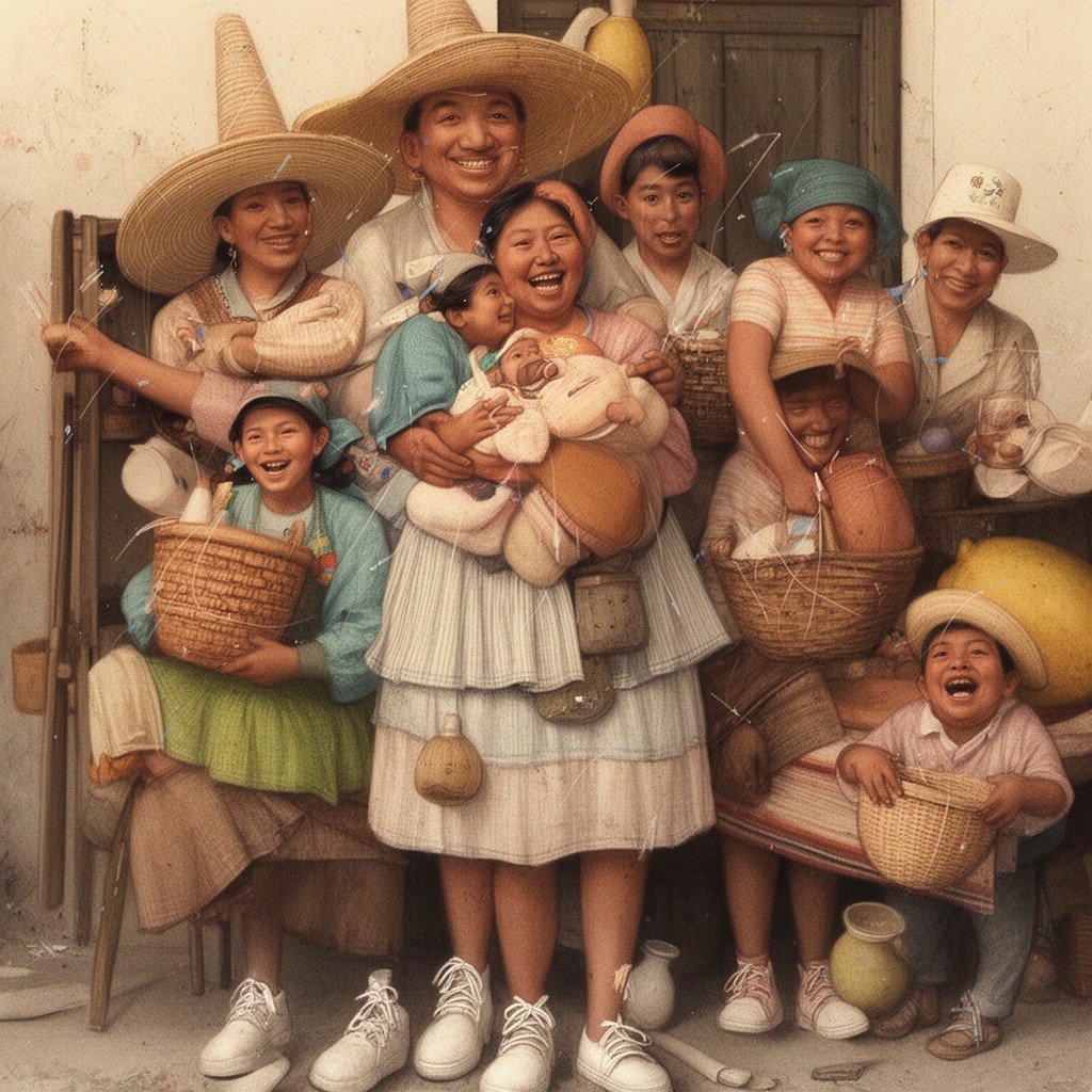 AI-generated illustration of Mexican diaspora
