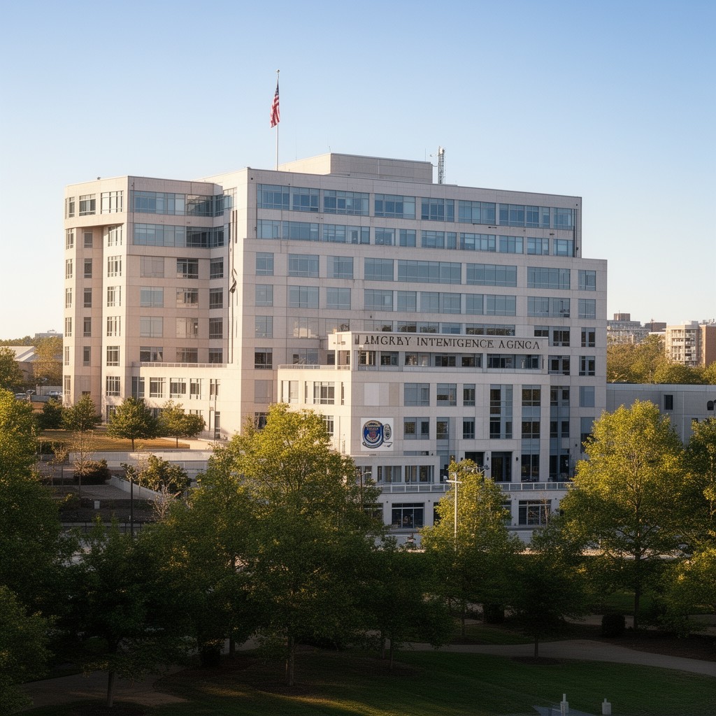 AI-generated illustration of Langley Headquarters