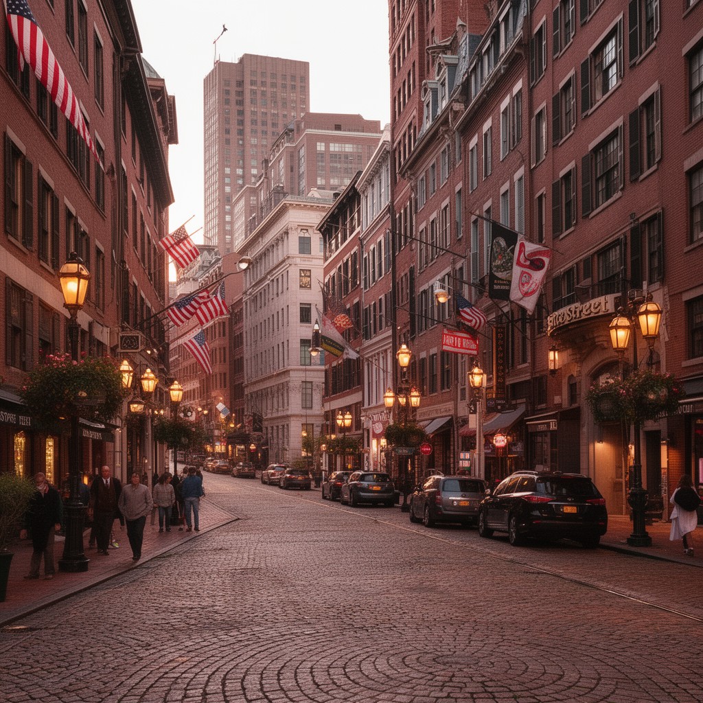 AI-generated illustration of State Street