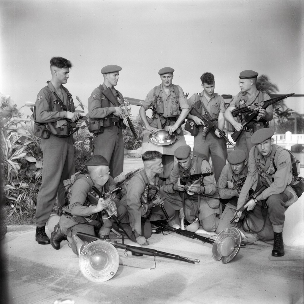 AI-generated illustration of Marine Raiders