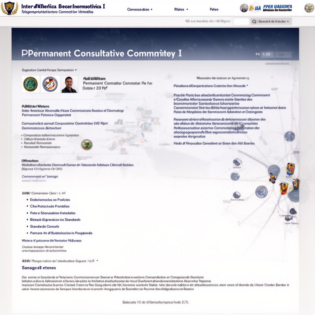 AI-generated illustration of Permanent Consultative Committee I